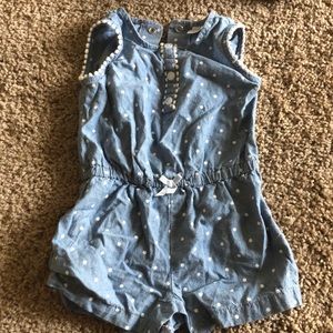 Denim Romper
